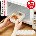 お弁当箱・保存容器5個セット フタをしたままレンジOK! 冷凍できる 500mL 650mL 800mL 日本製 食洗機対応 抗菌 防汚材 洗いやすい ランチボ...