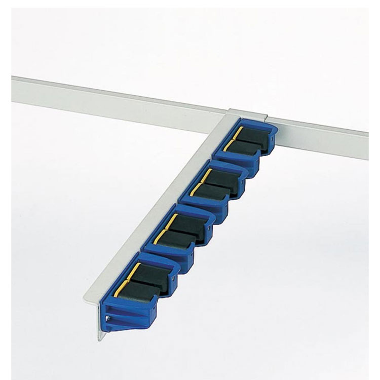 【収納】 清掃システムラックモップハンガー4連(山崎産業)[店舗 オフィスビル 商業施設 ホテル]