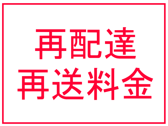 ご購入いただいた方向けの再送料（再配達用 再送料 返送された荷物の再発送 特別交換用送料）※当店から..