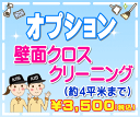 【オプション】壁クロスのクリーニ...