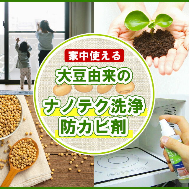 送料無料 あす楽 即納 ナノソイ ナチュラル洗剤 無香料 エコ洗剤 界面活性剤不使用 海に流せる 無添加 乳児 ベビー 赤ちゃん アトピー アレルギー対応 キッチン洗剤 浴室 お風呂 洗剤 浴槽洗剤 トイレ用洗剤 ソイクリーナー 水まわり掃除用100ml 大掃除 ナノソイコロイド 2