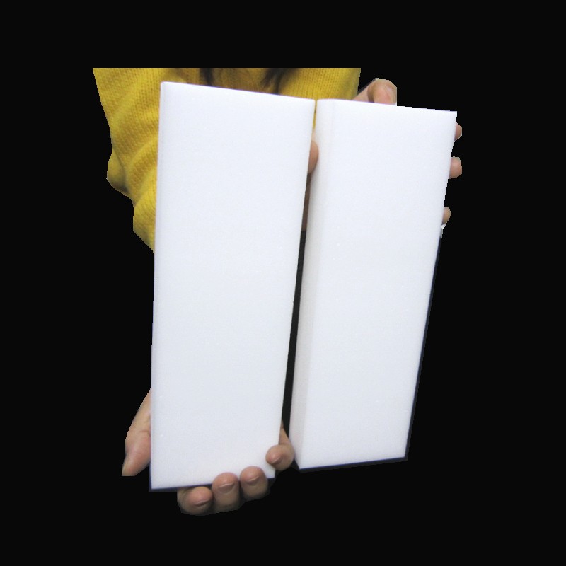 市販より固め よく落ちる 業務用 メラミンスポンジ 茶渋 水垢取り 水垢落とし シンク そうじ 研磨スポンジ お風呂掃除 鏡 水あか 水で濡らしてこするだけ 浴室清掃 床掃除 洗車 網戸掃除 大判 お掃除の必須アイテム！ メラニンスポンジ ノンカットタイプ2個入 大型 大判 2