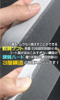 コーティングスポンジ,コーティング塗布スポンジ,コーティング専用スポンジ,水回りコーティング剤スポンジ,塗り込み用スポンジ,コンパウンド用スポンジ,業務用スポンジ