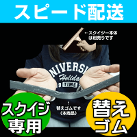 【予備にもう1つあれば便利】業務用ウインドスクイジー・専用替えゴム