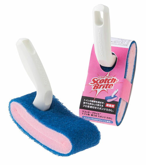 Rakuten - 3Mスリーエム　スコッチブライト　トイレ用柄つきスポンジたわし
