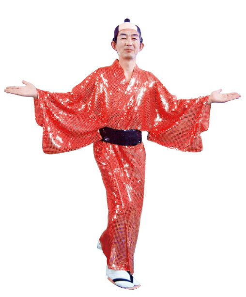 【セット内容】 ◇着流し×1（裏地無し） 　デザイン・縫製：日本 　生地：韓国製 ◇帯×1（中国製） 　面ファスナー付き/ サイズ調整可 　※かつら、雪駄、足袋は商品に含まれません。 【サイズ】 　胴回り：約70～108cm 　身長：160cm～180cm対応 【注意】 　※火気のそばで使用しないで下さい。 　※洗濯、クリーニングはできません。 　※商品の仕様・デザイン・カラーは予告無しに変更する場合があります。 　※画像の色はモニターにより商品と異なる場合があります。　