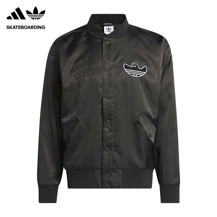 【正規輸入品】 adidas Skateboarding (アディダス スケートボーディング) SHMOOFOIL SATIN BOMBER シ..