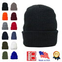 ニット帽（メンズ） 2/13(火) 欠品カラー再入荷 / BRONER (ブローナー) Value Knit Cuff Cap ニットキャップ ビーニー ニット帽 メンズ レディース ブランド 無地 黒 オレンジ グレー ネイビー オリーブ 緑 バーガンディー 赤 白 秋 冬 アメリカ製 【メール便 / 送料無料】