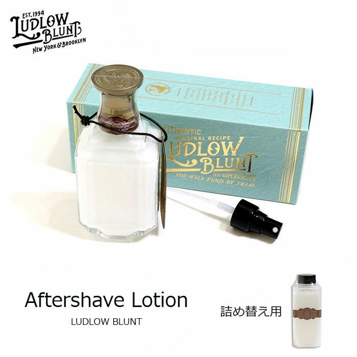 9/26(金) 再入荷 / LUDLOW BLUNT (ルドローブラント) Aftershave Lotion アフターシェーブローション 髭剃り後のローション...