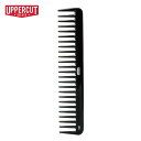 7/4(金) 再入荷 / 【正規輸入品】 UPPERCUT DELUXE (アッパーカットデラックス) CB11 RAKE COMB アッパーカット ポマード バーバー コーム くし クシ 櫛 黒 【メール便 / 送料220円】