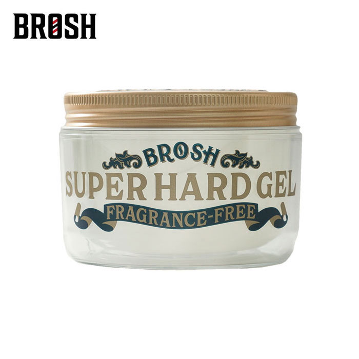 4/27(土) 在庫補充 / BROSH (ブロッシュ) BROSH SUPER HARD GEL FRAGRANCE FREE 200g BROSH POMADE ブロッシュ ポマード ブロッシュポマード スタイリング剤 スタイリングジェル 整髪料 ヘア ジェル ハード ハードジェル 無香料 【あす楽対応】