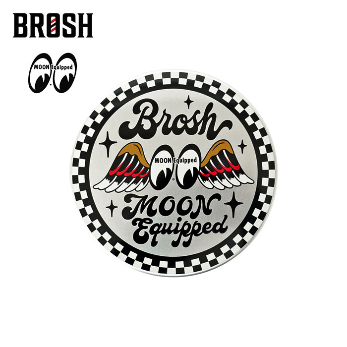 4/27(土) 在庫補充 / BROSH × MOON EQUIPPED POMADE / 115g ブロッシュ ムーン イクイップド コラボ ブロッシュ ポマード ハード 水性 バーバー メン ヘア ワックス メンズ ヘアワックス 髪 整髪料 香り 日本製 ブランド 【あす楽対応】