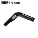 3/24(日) 在庫補充 / KENT × BROSH COLLABORATION FOLDING POCKET COMB ブロッシュ ポマード ケント ポケット コーム くし メンズ 折りたたみ クリップ付 コンパクト バーバー 美容師 櫛 クシ ブランド おしゃれ G.B.KENT 