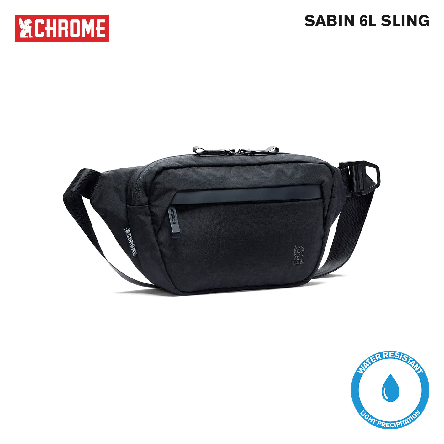 CHROME (クローム) SABIN 6L SLING クローム バッグ chrome スリングバッグ メンズ レディース ボディーバッグ メンズバッグ 丈夫 ナイロン ウエスト ボディバッグ おしゃれ ペットボトル ミニマリスト バッグ 斜めがけバッグ 軽い 胸 男性 ブランド 【送料無料】