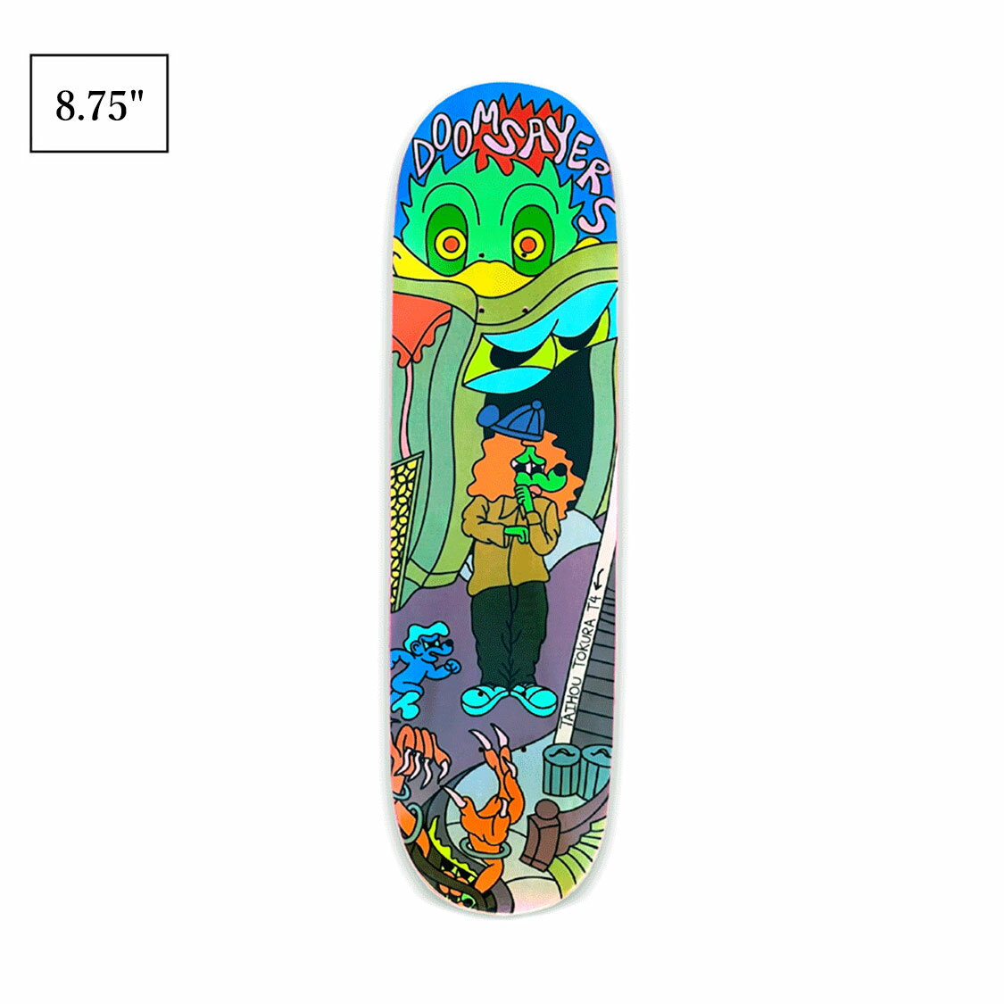 DOOM SAYERS (ドゥームセイヤーズ) TAIHOU TOKURA "T4" PRO LILKOOL SKATEBOARD 8.75in x 32.25in スケートボード スケボー デッキ 8.75インチ ブランド 戸倉大鳳 コラボ 【送料無料 / デッキテープ無料】【あす楽対応】