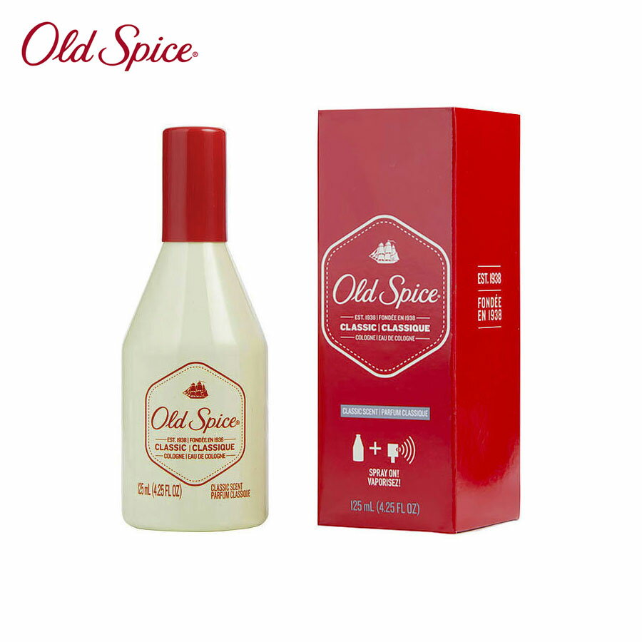 4/27(土) 再入荷 / OLD SPICE (オールドスパイス) CLASSIC SCENT COLOGNE 125mL 4.25 Fl OZ コロン オーデコロン 香水 メンズ 男性 ブランド ギフト 