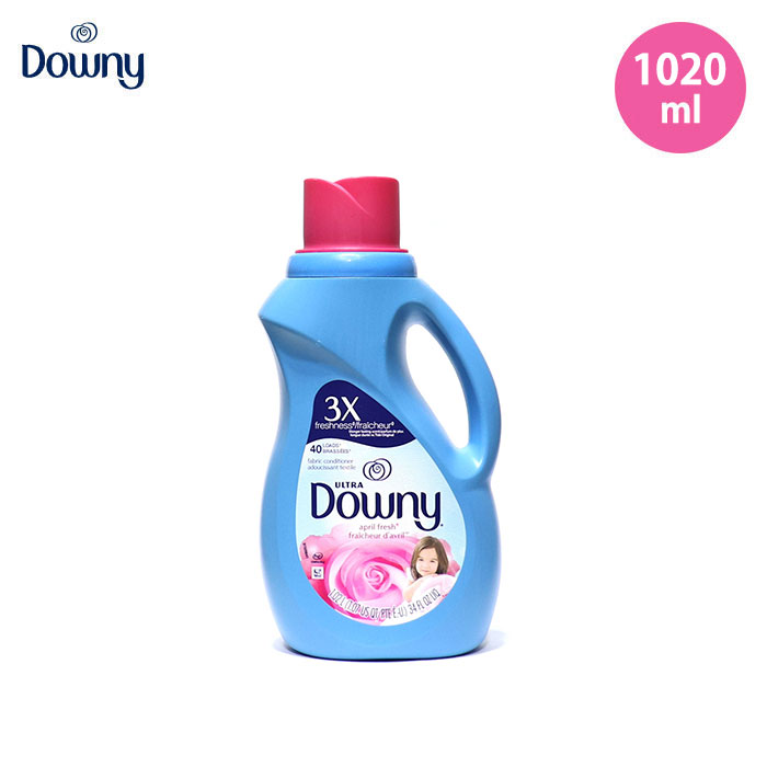 Downy (ダウニー) Ultra Downy April Fresh Liquid Fabric Conditioner 1020ml ダウニー柔軟剤 柔軟剤 ダウニー 濃縮タイプ エイプリルフレッシュ 大容量 青 海外 男性 しわ防止 いい香り 