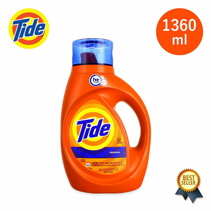 5/16(木) 再入荷 / 【新バージョン】 TIDE (タイド) Tide Original Scent Liquid Laundry Detergent 46oz/1360ml P G タイド 液体 洗剤 アメリカ 洗濯洗剤 濃縮 お得 洗濯用洗剤 いい匂い オリジナル 海外 HE 洗濯機 ドラム式 【あす楽対応】