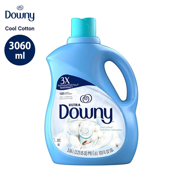 4/21(日) 再入荷 / Downy (ダウニー) Downy Ultra Cool Cotton Scented Liquid Fabric Conditioner 103oz/3060ml ダウニー 柔軟剤 濃縮 he クールコットン 海外 洗濯 本体 