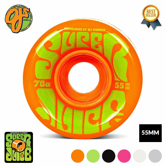 4/16(火) 在庫補充 / 【正規輸入品】 OJ Wheels (オージェイ ウィール) Mini Super Juice 55mm 78a スケートボード スケボー ソフトウ..