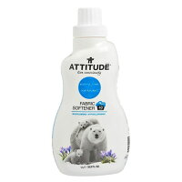 ATTITUDE (アティチュード) Fabric Softener Wildflowers 33.8oz/1000ml 柔軟剤 自然 ベビー 赤ちゃん 敏感肌 アレルギー 肌に優しい 本体 ふわふわ 100%天然香料 天然エッセンシャル 無着色 ヴィーガン製品 動物性成分不使用 エコロゴ認定製品 プレゼント 