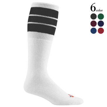 【メール便可 / 送料160円】 WIGWAM (ウィグワム) King Tube Socks ソックス 靴下 くつした ハイソックス メンズ 男性 レディース ブランド ストリート 厚手 ひざ下丈 長い ライン ストライプ ハイソックス 黒 白 赤 紺 ホワイト 23cm - 33cm 大きいサイズ 【あす楽対応】