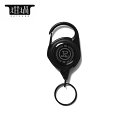 坩堝 (RUTSUBO) Premium Retractable Carabiner るつぼ ルツボ 伸縮キーホルダー リール キーホルダー ストリート おしゃれ ブランド ユニーク プラスチック 伸びるキーホルダー キーリール 伸縮 オシャレ カラビナ 伸びる ワイヤー 【メール便 / 送料220円】