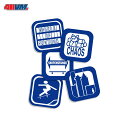 【正規輸入品】 411VM (フォー・ワン・ワン・ビデオマガジン) Icons Assorted Sticker 5 Pack スケボー ブランド ステッカー ...