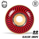 3/5(火) 再入荷 / 【正規輸入品】 SPITFIRE WHEELS (スピットファイヤー) FORMULA FOUR CLASSIC 99DURO 60mm スケートボード スケボー スピットファイアー ウィール ハードウィール F4 クラシック 99A 【送料無料】【あす楽対応】