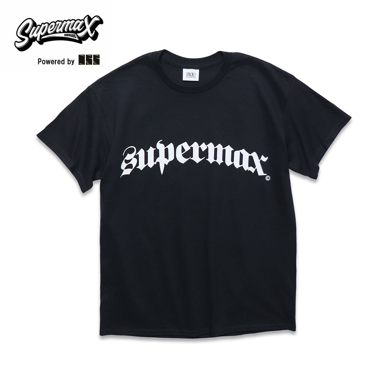 055 (LINKAGE) Supermax 92 OG Logo T-Shirt スーパーマックス ストリート tシャツ ロゴTシャツ Tシャツ メンズ 半袖 ブランド ロゴ プリント 6オンス アメリカ カリフォルニア 【メール便 / 送料無料】