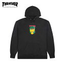 【正規輸入品】 THRASHER (スラッシャー) Talk Shit Hoodie スラッシャー パーカー メンズ 起毛 ブランド 裏起毛 黒 プルオーバー マークゴンザレス M L XL LL 【送料無料】【あす楽対応】