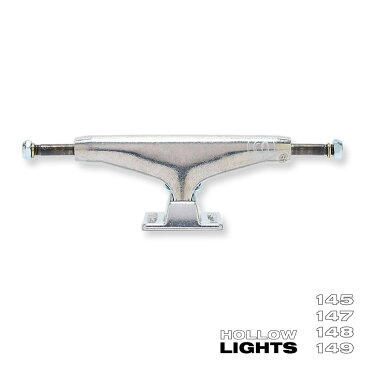 6/6(月) 145/149再入荷！ THUNDER TRUCKS (サンダートラック) TEAM HOLLOW LIGHTS II POLISHED HI 145 147 148 149 スケートボード スケボー トラック ハイ ホローライト 軽量 シルバー 2個1セット 【送料無料】【あす楽対応】