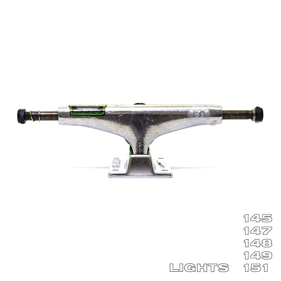 5/1(日) 147再入荷！ THUNDER TRUCKS (サンダートラック) LIGHTS POLISHED II HI 145 147 148 149 151 スケートボード スケボー トラック ハイ ライト 軽量 シルバー 2個1セット 【送料無料】【あす楽対応】