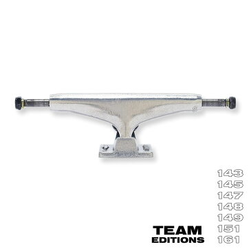 4/30(土) 147/161再入荷！ THUNDER TRUCKS (サンダートラック) TEAM EDITIONS POLISHED HI 143 145 147 148 149 151 161 スケートボード スケボー トラック ハイ シルバー 2個1セット 【送料無料】【あす楽対応】