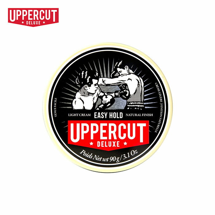 4/9(火) 再入荷 / 日本再上陸 / 【正規輸入品】 UPPERCUT DELUXE (アッパーカットデラックス) EASY HOLD 90g アッパーカット ポマード 水性 整髪料 メンズ 男性用 整髪剤 水性ポマード マット ツヤなし バーバー いい 匂い 【あす楽対応】