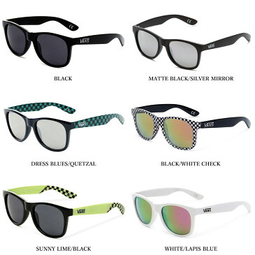 6/6(土) BLK MT.BLK 再入荷！ VANS (バンズ) SPICOLI 4 SUNGLASSES ヴァンズ USA企画 サングラス メンズ レディース ブランド UVカット ウェリントン おしゃれ 軽量 イエロー ミラー レンズ 全13色 【メール便 / 送料無料】 【あす楽対応】