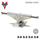 【正規輸入品】 VENTURE TRUCKS (ベンチャー) V-LIGHTS ALL POLISHED HI 5.0 5.2 5.6 5.8 ベンチャー スケ...