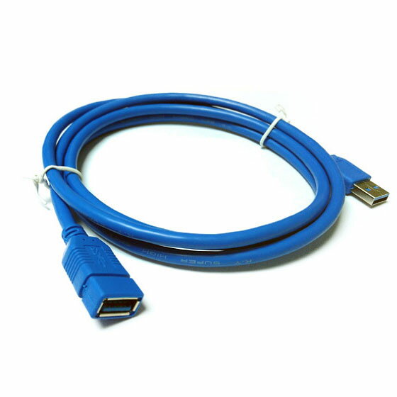 [ 相性保証付 NO:D-C-38] 【メール便送料無料】　USB3.0 (5Gbps) 延長ケーブル　1.5m Aオス-Aメス　 qq