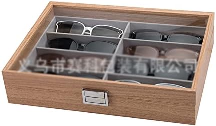 メガネケース サングラスケース コレクションボックス 8本 収納ボックス ジュエリー収納 メガネ収納ケース めがねケース 眼鏡ケース 腕時計ケース 小物アクセサリ 収納整理