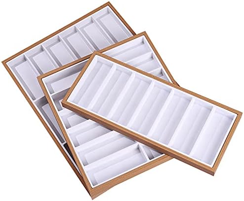 サングラスディスプレイ 木製7/12/18コンパートメント眼鏡ディスプレイオーガナイザー開いた上眼鏡サングラス収納ケースボックスアイウェアトレイスタンド 眼鏡ディスプレイスタンド