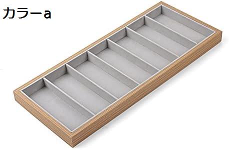 めがね掛け マルチスロット木製 7/12/18 コンパートメント眼鏡収納オーガナイザーボックス/オープント..