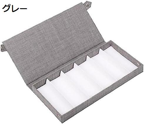 収納ケース 眼鏡ストレージ ディスプレイ ボックス サングラス 眼鏡収納ボックス オックスフォード布 ボックス 展示ケース 眼鏡ディスプレイ 6個収納