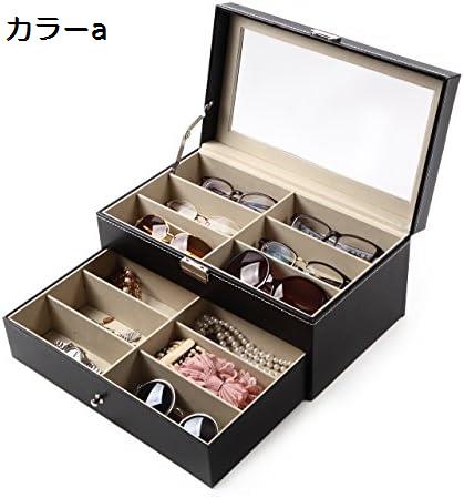 腕時計 メガネ サングラス 収納ケース ボックス コレクションケース 二段式 12本用 腕時計 メガネ サングラス 収納ケース ボックス コレクションケース 二段式 12本用