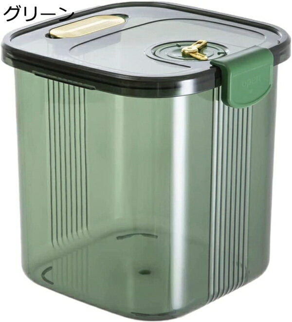 スリム 米櫃 ライスストッカー 米びつ おしゃれ こめびつ 保存容器 お米入れ 密閉米びつ 密閉容器 シンプル 透明可視化 防虫 防湿 漏れ防止 貯蔵容器 クリア 鮮度保ち キッチン収納 軽量 清潔便利