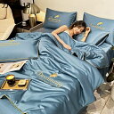 夏布団用 肌掛け布団カバーセット 春夏秋 シルクみたい艶 光沢感 純色 接触冷感 ひんやり 吸湿性が強く 静電気防止 着脱簡単 冷房対策 通気性がいい 抗菌防臭...