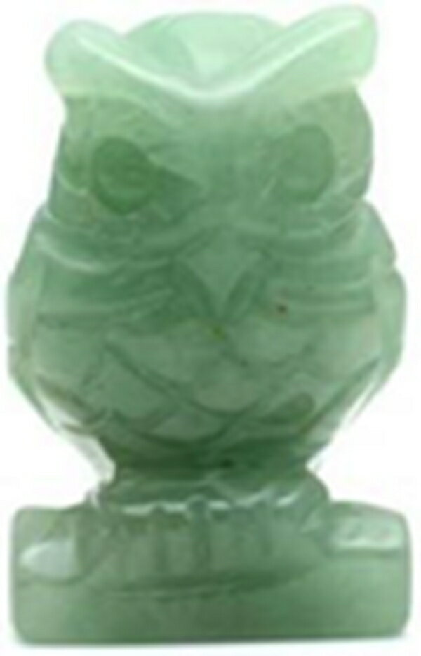 ウエダジュエラー フクロウモチーフ ジェイダイト(翡翠)3.24ct サファイア 計0.62ct ダイヤモンド 0.02ct 18金 ブローチ