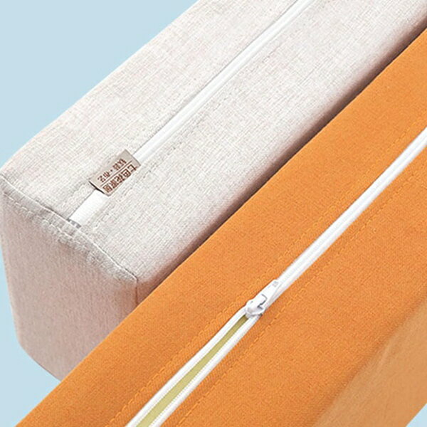 ベッドすきま用パッド 隙間埋め マットレス用隙間パッド 低反発 ずれ防止 スポンジ芯 隙間スペーサー ベッドパッド固定 着脱式カバー ソファー 待合用イス ベッドエクステンダー ざぶとん長180cm [3]