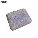 ジュエリーケース ジュエリーボックス 小型 携帯用 指輪置き 閃く キラキラ ピアス リング エアリング アクセサリー収納 アクセサリーケース 防塵 レディーズ