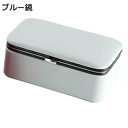 ジュエリーボックス ジュエリーケース 小型 携帯用 持ち運び 鏡付き 多機能 ピアス 指輪置き リング エアリング アクセサリー収納 アクセサリーケース 防塵 ...