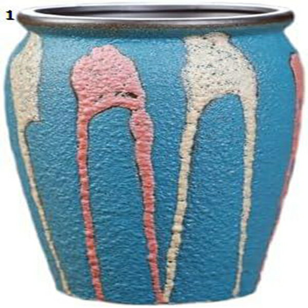 植木鉢 おしゃれ ラスターポット ブルー 鉢 鉢カバー プラ鉢 ガーデニング鉢 プランター鉢 10号 ガーデニング プランター 大型 深型 F 軽量 プラスチック 軽い モダン 10号鉢に対応 カワイイ かわいい オシャレ シンプル 01